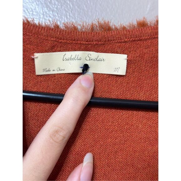 Isabella Sinclair Anthropologie Fine Wool Blend Jacinth Sweater Dress Women's M - Picture 6 of 12